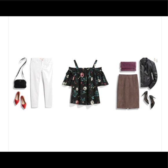 Skies are Blue Eleana Cold Shoulder Blouse - Picture 12 of 12